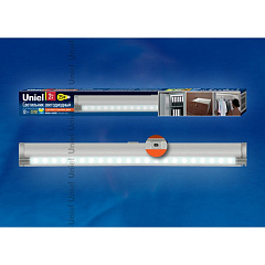 ULE-F02-2W/NW/OS IP20 SILVER картон Светодиодный светильник с датчиком открывания двери. Длина 27,5 